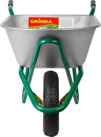 Тачка GRINDA строительная, 90 л, грузоподъемность 200 кг, арт.422392_z01 рис 3