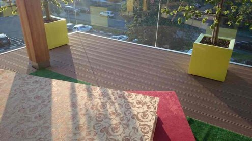 Террасная доска Terradeck Velvet, односторонний профиль, шлифованная, размер: 152*28*6000мм, цвет: светло-коричневый рис 3