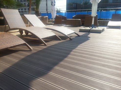 Террасная доска Terradeck Eco, односторонний профиль, шлифованная, размер: 155*28*6000мм, цвет: натур рис 2
