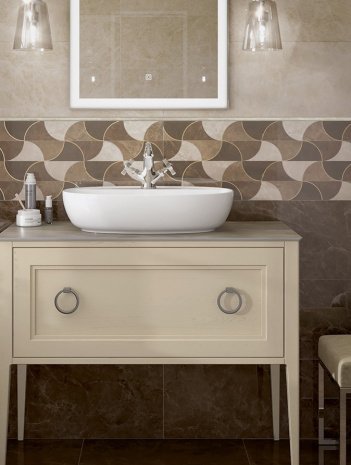 Керамическая плитка Kerama Marazzi Гран-Виа светло-бежевый глянцевая 300х25х19мм бордюр SPA039R рис 2