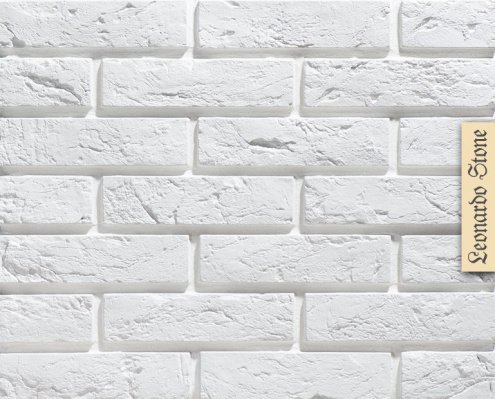 Гипсовая плитка плоская Leonardo Stone Париж 2 100 белый рис 1
