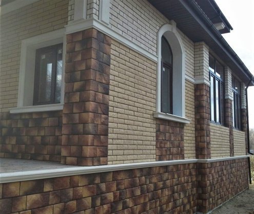 Искусственный камень плоский White Hills Шинон 411-40 коричневый рис 3