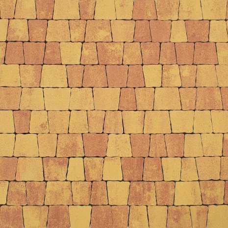 Тротуарная плитка Выбор Антик Листопад гладкий каир частичный прокрас 113/93-103/83-93/73-83/63-73/53х91х60 мм рис 1