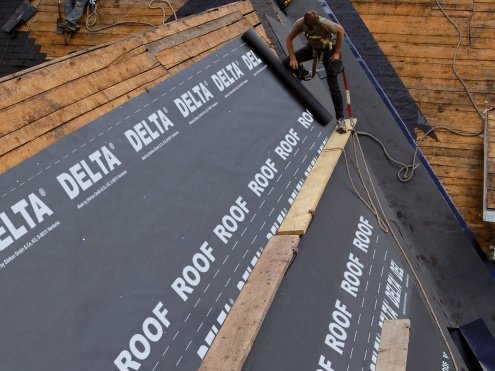 Гидроизоляционная пленка DELTA-ROOF 1,5м.х50м. рис 2