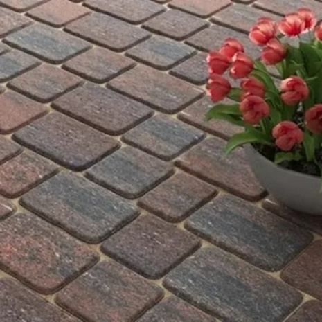 Тротуарная плитка Steingot Премиум Классика штайн ферро частичный прокрас 86/115/172х115х60 мм рис 1