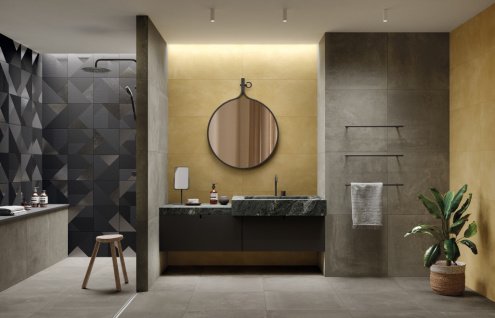 Керамогранит Italon Terraviva Floor Project Dark Ret naturale/rettificato 600х600х9мм рядовая плитка 610010001936 рис 4