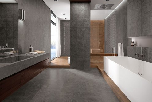 Керамогранит Italon CHARME EVO FLOOR PROJECT Antracite cerato 200х20х10мм декор Альцата А.Е. 600090000382 рис 2