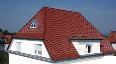 Керамическая черепица рядовая Meyer-Holsen Zwilling lavarot ангоб 396х365 мм рис 2