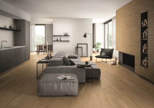 Керамогранит Italon Element Wood Olmo naturale/rettificato 1200х200х10мм рядовая плитка 610010001090 рис 2