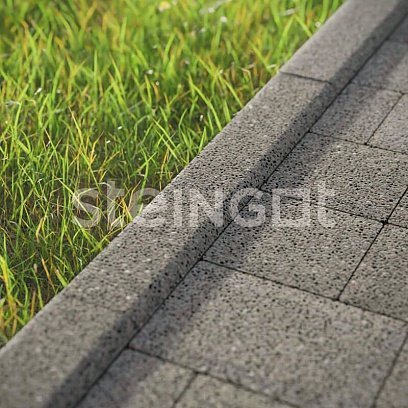 Бордюрный камень Steingot Премиум Садовый fumo bello частичный прокрас 1000х80х200 мм рис 2