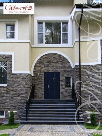 Искусственный камень плоский White Hills Кросс Фелл 100-80 серый рис 13