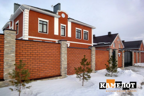 Искусственный камень угловой Камелот Онтарио 2134 серый рис 4