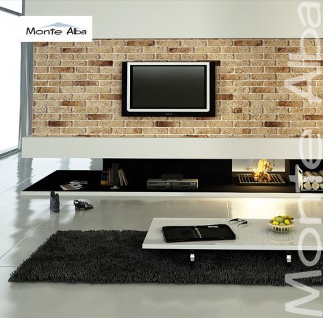 Гипсовая плитка плоская Monte Alba Эллинбрик А323-40 бежевый рис 2