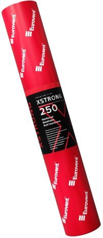 Супердиффузионная мембрана Eurovent X Strong 250 г/м2 30х1,5 м бордовый/антрацит рис 3