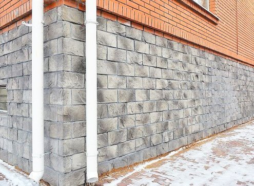 Искусственный камень плоский Eco Stone Бостон 06-08 серый рис 3