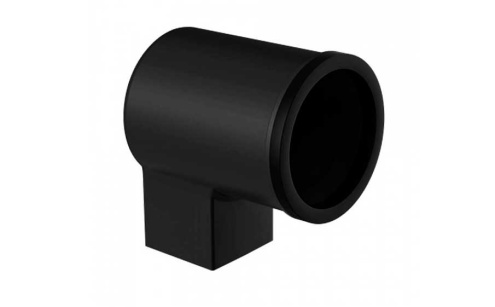Переходник GALECO Flat Roofs на трубу STAL2 ПВХ RAL9005 черный рис 1