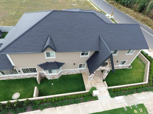 Керамическая черепица рядовая La Escandella Visum 3 slate klinker  ангоб 471х280 мм рис 2