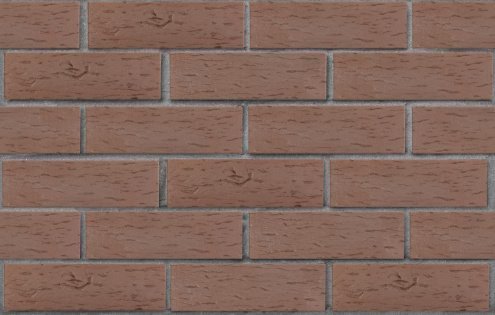 Кирпич клинкерный ЛСР Мюнхен М300 коричневый 0,7 NF береста рис 5