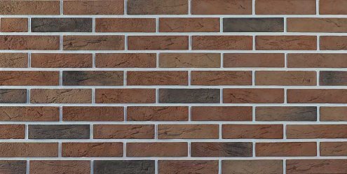 Искусственный камень плоский Eco Stone Лофт 17-14 красный рис 1