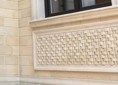 Искусственный камень плоский Atlas Stone Плетёнка 150 белый рис 2