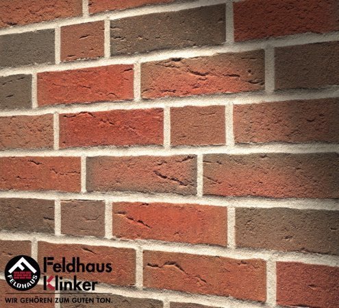 Кирпич клинкерный Feldhaus Klinker Sintra М1000 K689NF 240х115х71 ardor рельефный рис 4