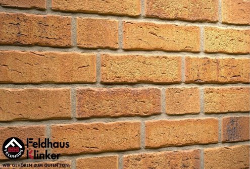 Кирпич клинкерный Feldhaus Klinker Sintra М1000 K684WDF 215х102х65 nolani osaca рельефный рис 1