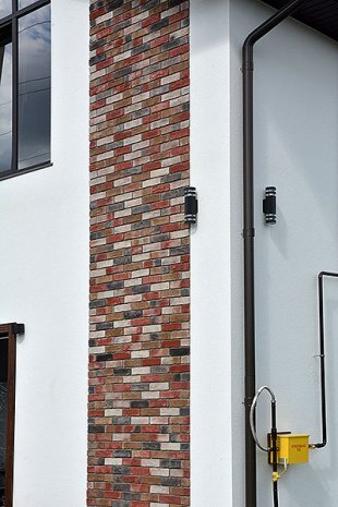 Искусственный камень плоский Eco Stone Кембридж 06-16 красный рис 2