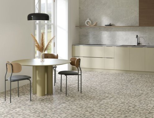 Керамогранит Vitra Marmostone Светло-серый lappato 1200х600х8 мм рядовая плитка K951325LPR01VTER рис 3