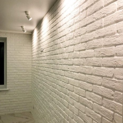 Искусственный камень плоский Eco Stone Кембридж 00 белый рис 2