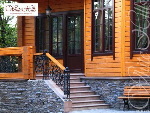 Искусственный камень плоский White Hills Кросс Фелл 101-80 коричневый рис 3