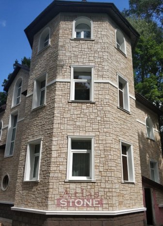 Искусственный камень плоский Atlas Stone Равелин 091 бежевый рис 5