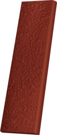 Клинкерная плитка Paradyz Natural цвет: Rosa Duro, поверхность: Структурная размер:  81х300х11мм цоколь прямой рис 1