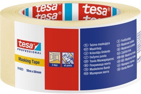 Малярная лента Tesa 50м х 50мм, арт.51023-00004-00 рис 1