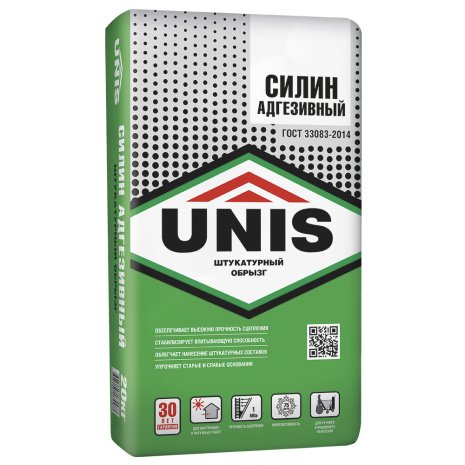 Штукатурный обрызг UNIS Силин Адгезивный 20 кг рис 1