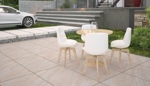 Керамогранит Ocean Ceramic Iran цвет: Benadia Cream Light, поверхность: Матовая размер: 597х1197х20мм, рядовая плитка IRN000027 рис 3