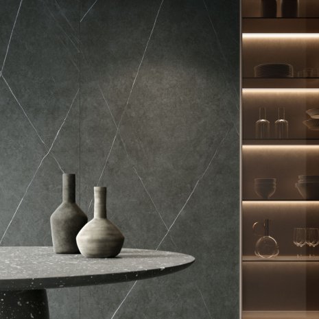 Керамогранит Italon Metropolis Imperial Black naturale/rettificato 1600х800х9мм рядовая плитка 610010002346 рис 4