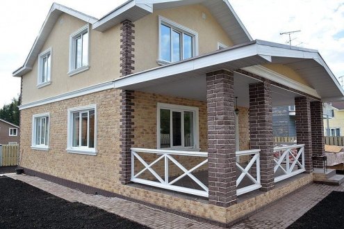 Искусственный камень плоский Eco Stone Аспен 07-06 коричневый рис 5
