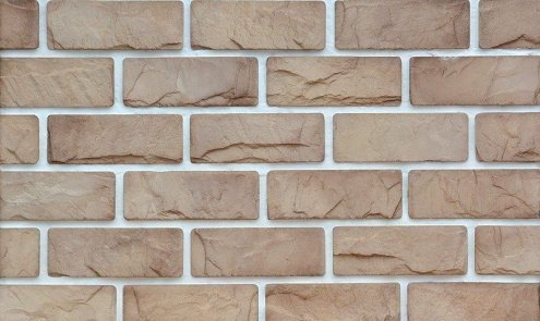 Искусственный камень плоский Eco Stone Аспен 13-05 коричневый рис 1