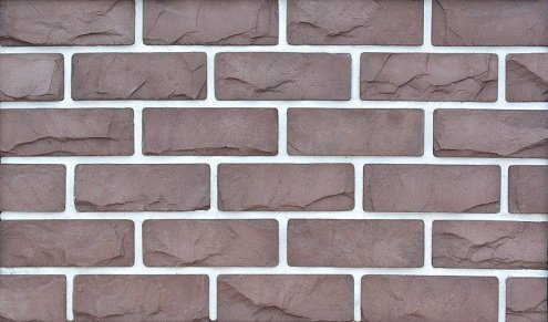Искусственный камень плоский Eco Stone Аспен 07-06 коричневый рис 1