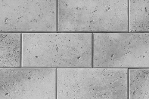Искусственный камень плоский Eco Stone Кастелло 400 06-08 серый рис 1