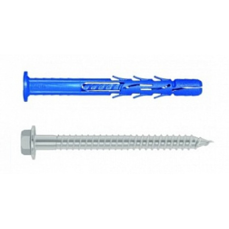 Дюбель рамный с воротником Rawlplug  10х120 R-FF1-N-10К120/DT, покрытие Delta Protekt рис 1