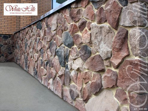 Искусственный камень плоский White Hills Рутланд 600-40 коричневый рис 7