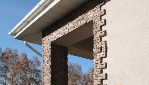 Искусственный камень плоский Камелот Валенсия 407 коричневый рис 4