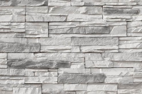 Искусственный камень плоский Eco Stone Вислер 00-07 серый рис 1