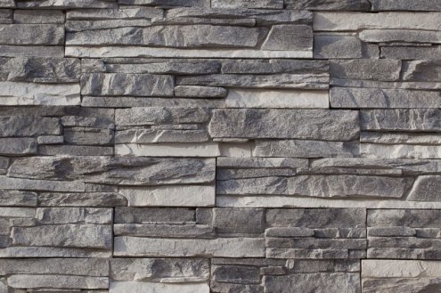 Искусственный камень плоский Eco Stone Вислер 00-09 серый рис 1