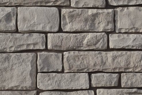 Искусственный камень плоский Eco Stone Аризона 00-19 серый рис 1