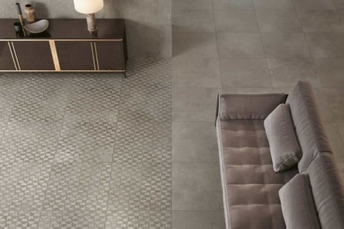 Керамогранит Atlas Concorde Drift Grey Lastra Структурированная 600х600х20мм, рядовая плитка 610010001958 рис 2