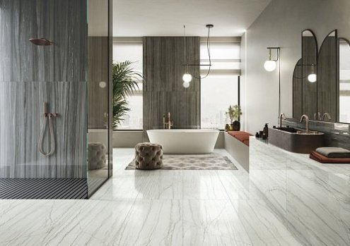 Керамогранит Italon Charme Advance Floor Progect Cremo Delicato патинированная 600х1200х9 мм рядовая плитка 610015000583 рис 2