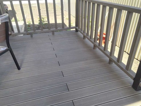 Террасная доска Terradeck Massive 3D, двухсторонняя (текстура:вельвет-гладкая), размер: 150*21*4000мм, цвет: серый рис 5