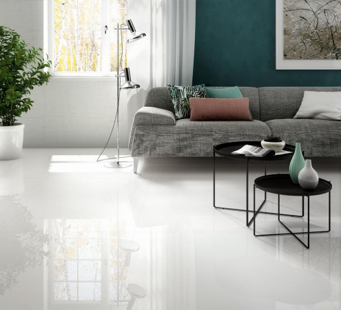 Керамогранит Kerlite Black&White Ultrawhite glossy 3000х1000х5,5 мм рядовая плитка рис 2